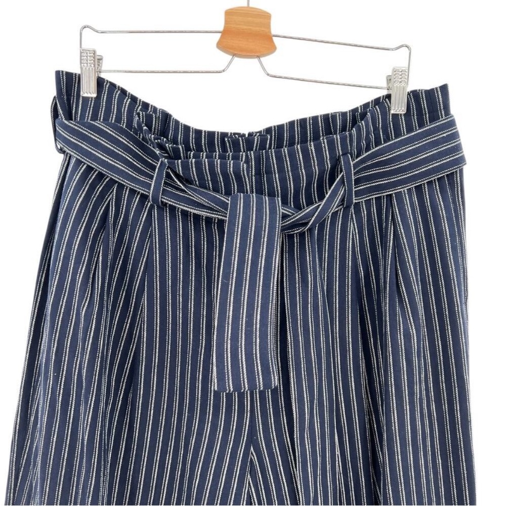 Point Sur Navy Pinstripe Trousers